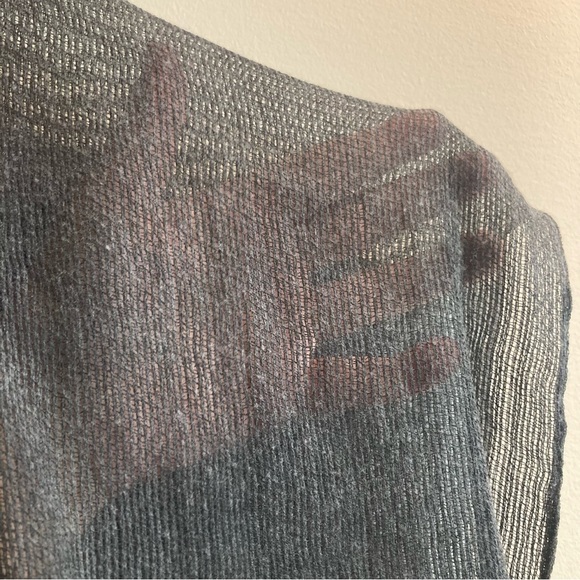 RIAH FASHION Sz O/S Sheer Gauze Sequin Embellished Poncho Kimono NEW - Picture 9 of 14